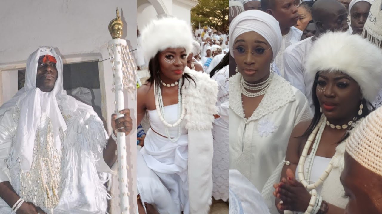 OBATALA FESTIVAL! QUEEN ASHLEY & ADERONKE REALLY STAND OUT PRAY AS OONI PERFORM PRAYER RITUALS