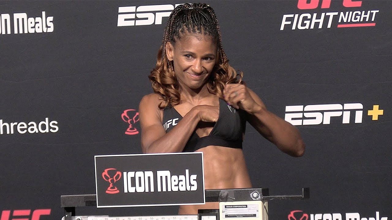 UFC Vegas 109 Weigh-Ins: Angela Hill Ward Robe Malfunction