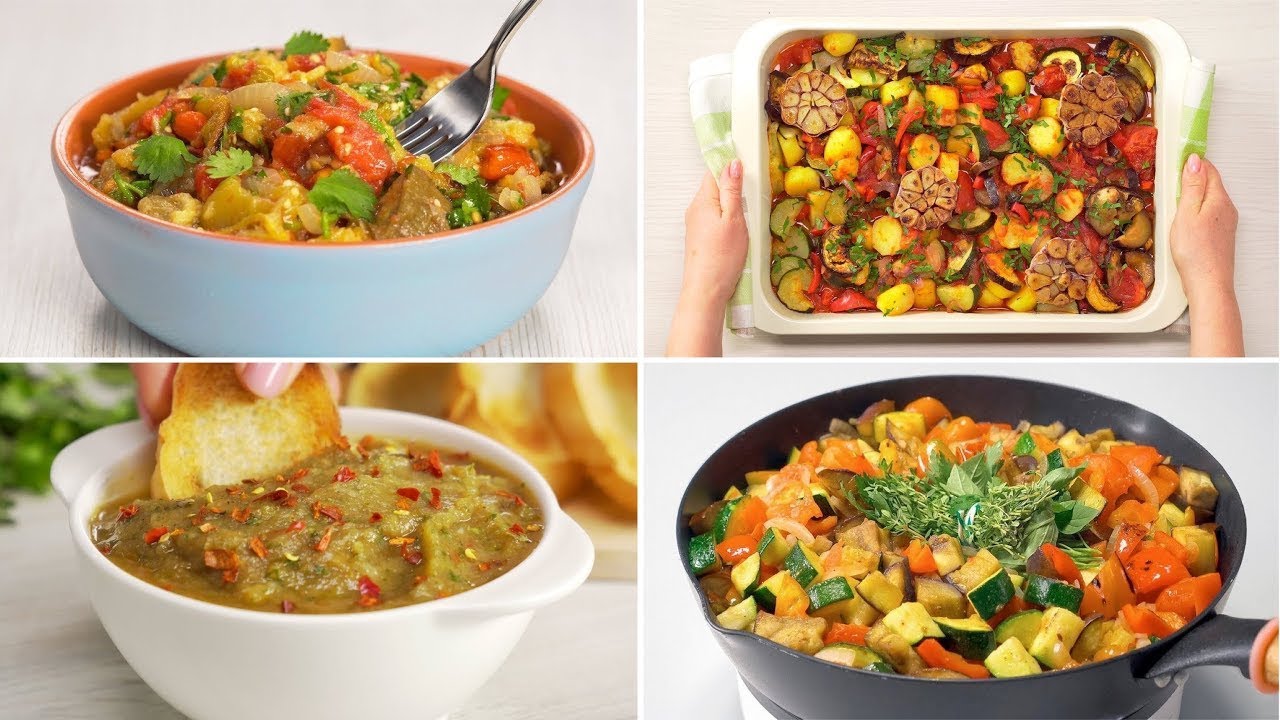 4 необычайно вкусных БЛЮДА ИЗ ОВОЩЕЙ. Самое время приготовить! Рецепты от Всегда Вкусно!