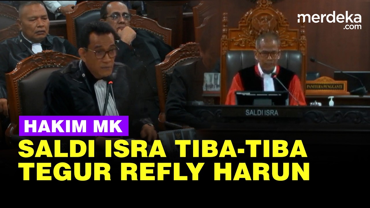 Sidang Roy Suryo Cs, Hakim MK Saldi Skakmat Refly Harun: Ditegur Bisa Rusak