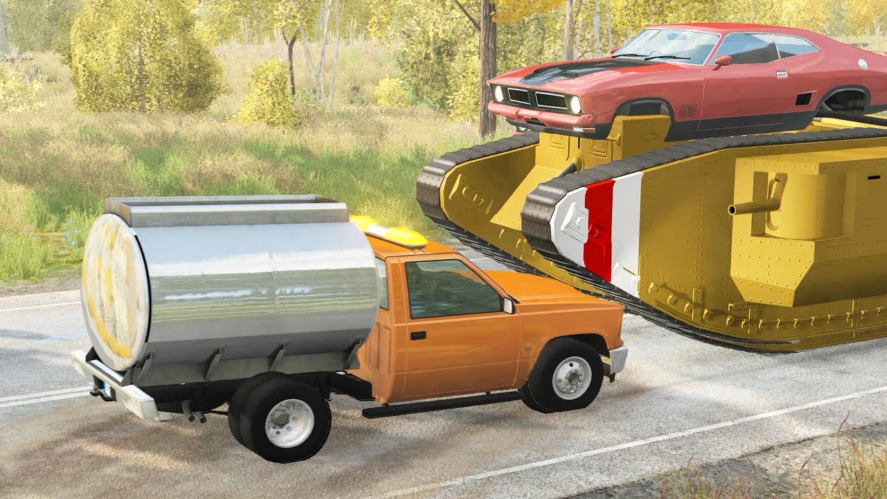 Beamng drive - Hybrid Crawler Monsters Crashes #5