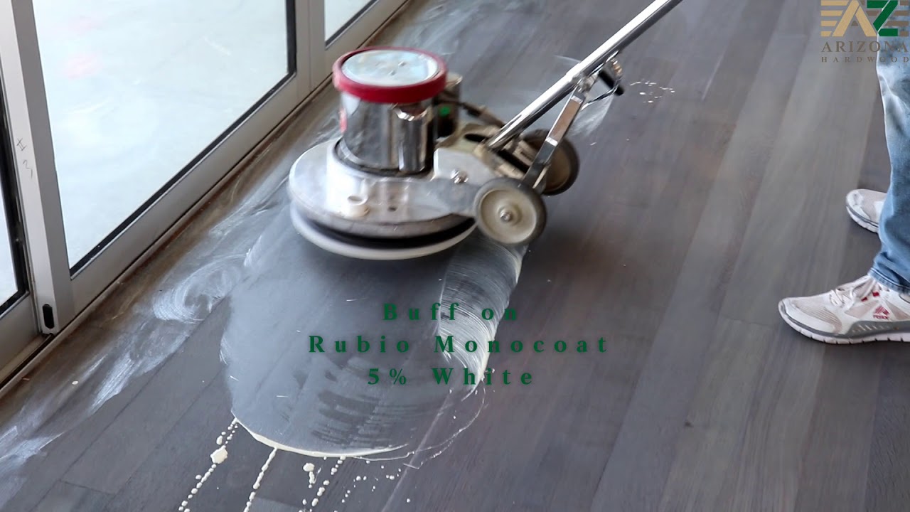 Fuming Hardwood floor transformation with Rubio Monocoat in Phoenix Scottsdale Gilbert Peoria AZ