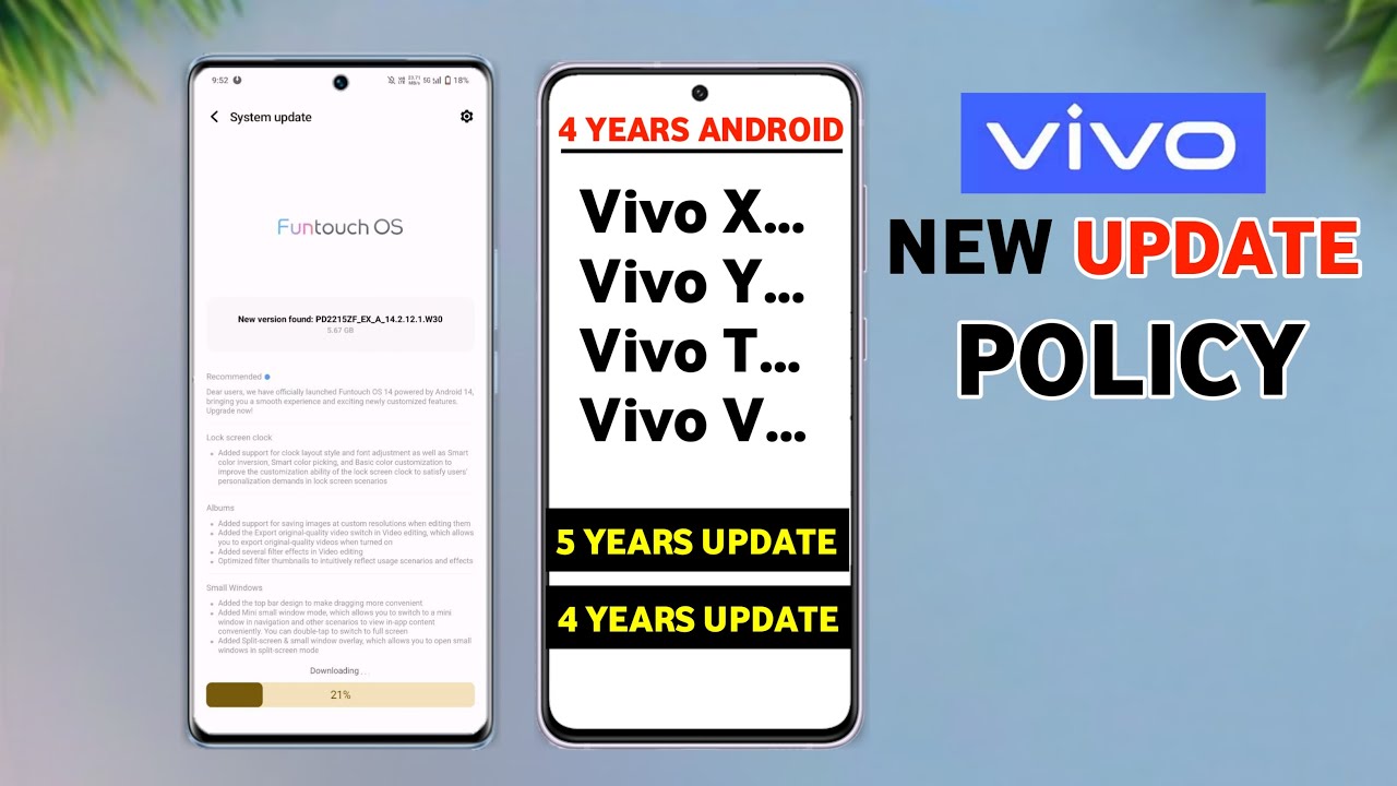 Vivo Update Policy : 4 Years Android ⚠️ | Vivo V27,V25,V29 Pro,T2x5G,V27 Pro,V23,T2x,T1x,T2 Pro,T3