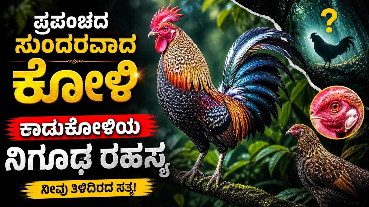 ಬೇಟೆಗಾರರಿಗೆ ಆಹಾರವಾದ ಕಾಡುಕೋಳಿ? | Grey Jungle Fowl Details in kannada | Western Ghat | Kaadukoli | 