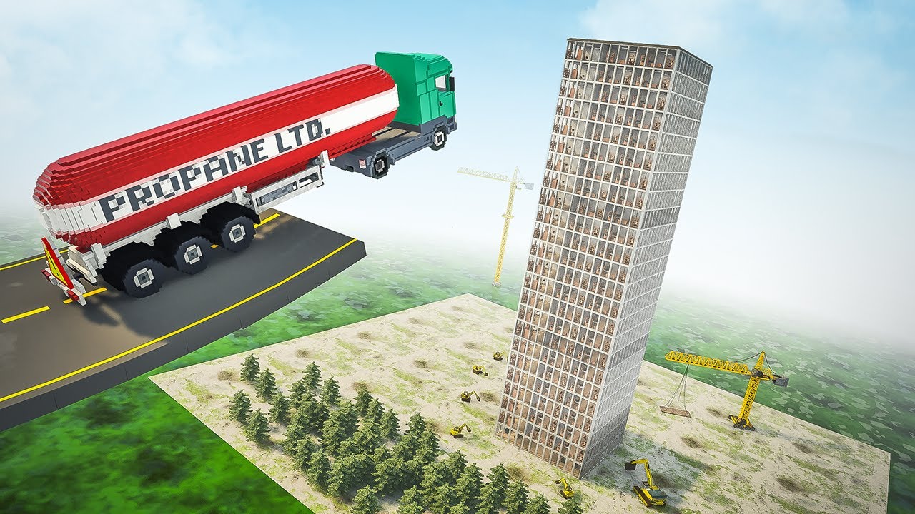 Cars vs Office Tower | Teardown
