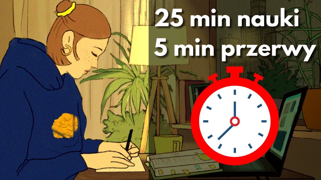 Muzyka do nauki i skupienia + LICZNIK POMODORO 🍅⏰