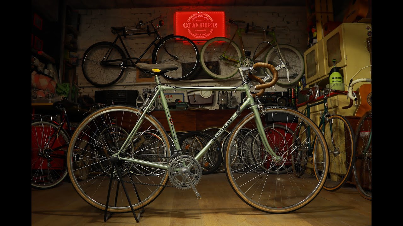 Vintage  Bianchi road bike assembly #bianchi