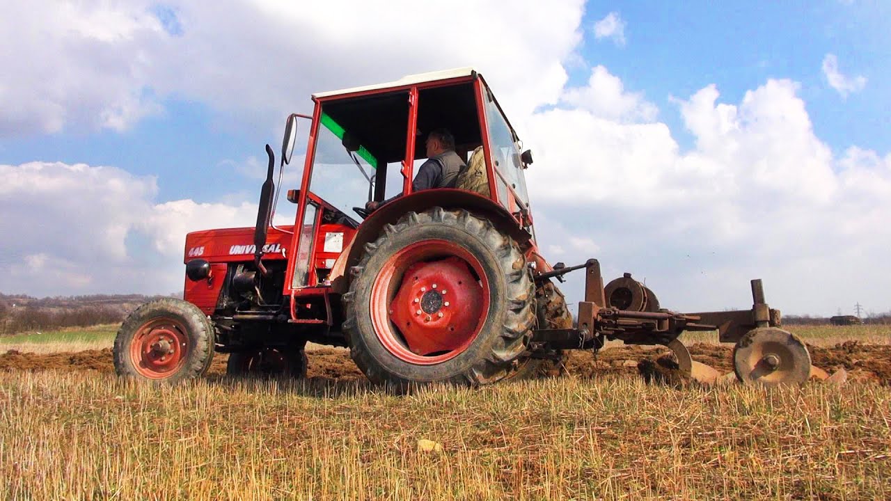Tractor UTB 445 model 2004-Spring work-Arătură de primăvară ⚙🌿🤠🚜