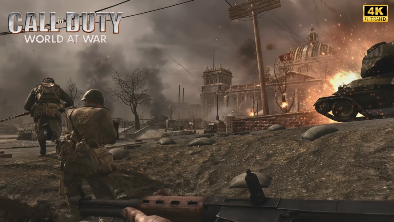 Heart of the Reich – 1945 | Battle for Berlin | COD World at War Mission 14  (No Commentary)