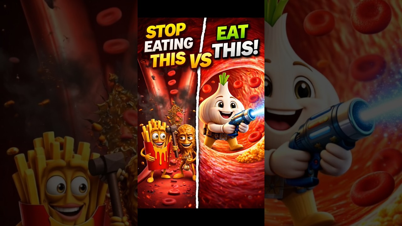 Your Arteries vs. Deep Fried Food! 🍟💥