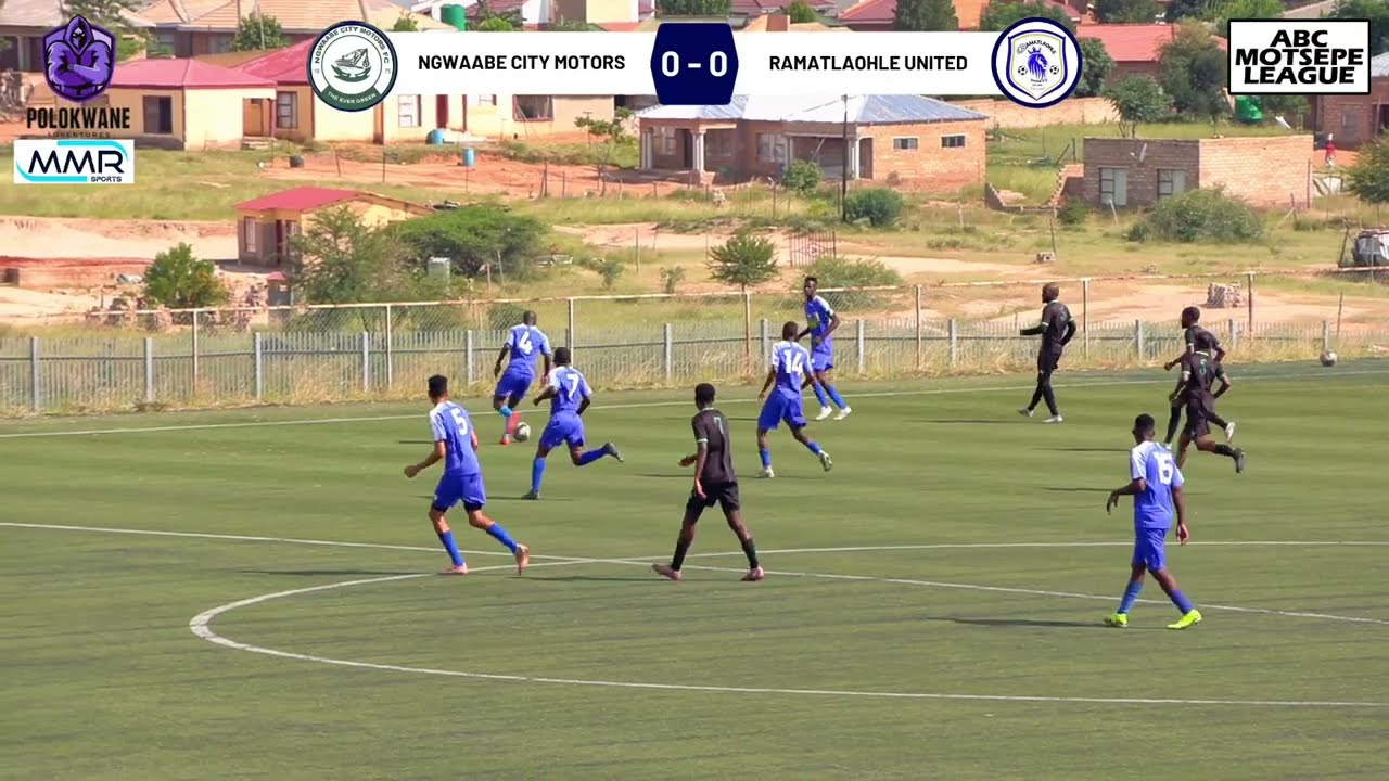 1st Half | Ngwaabe City Motors (Black) 0 - 0 Ramatlaohle United (Blue) | Limpopo ABC Motsepe League