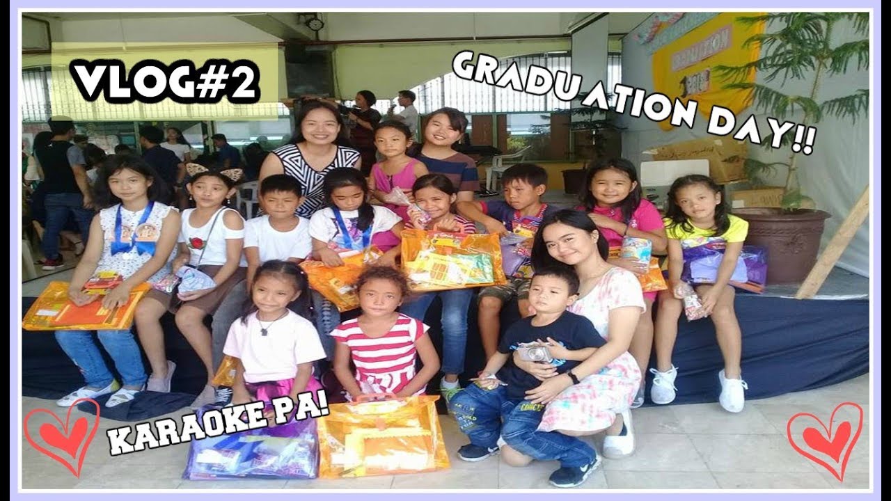 V2: GRADUATION DAY NG MGA BATA! + KARAOKE | MITCHVLOG