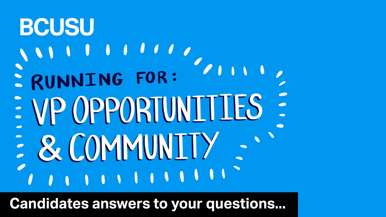 Question Time: VP Opportunities & Community, Officer Elections 2022/23