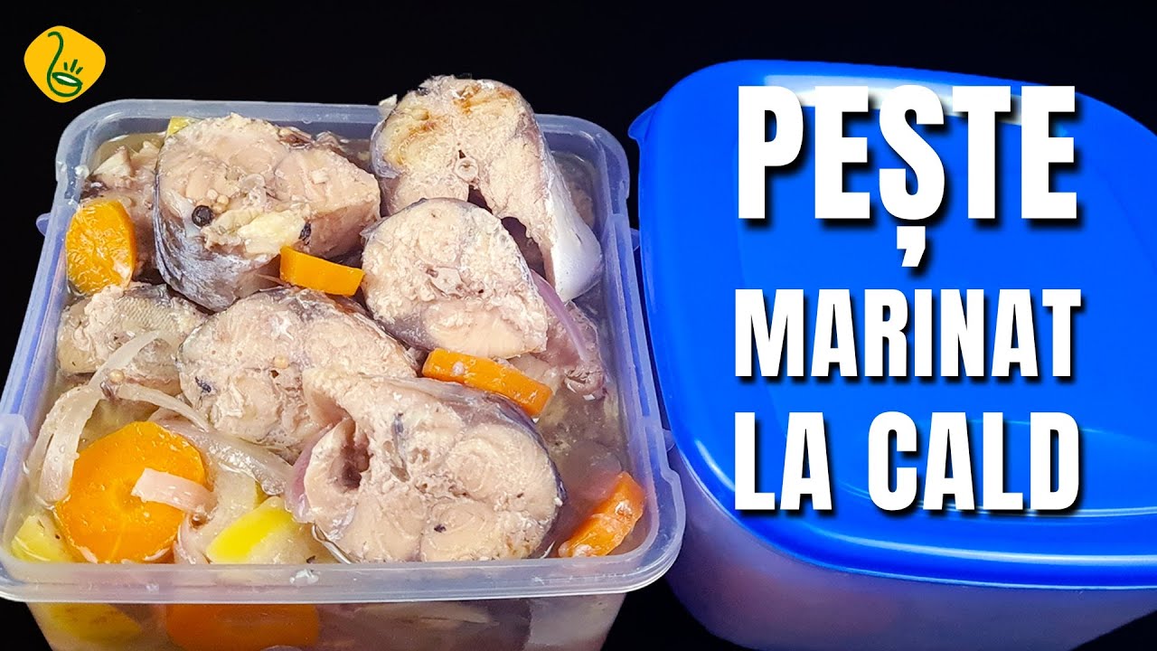 Peste marinat la cald - Macrou marinat