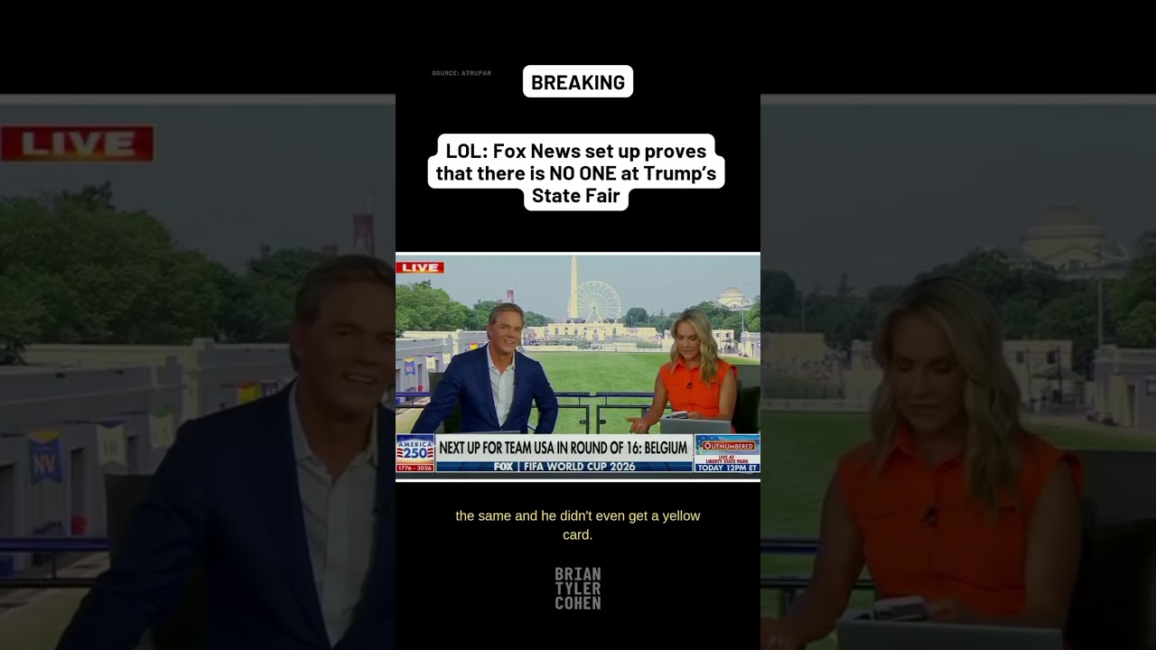 Fox News Accidentally EXPOSED Trump's Empty Event?! 😳🔥 #Trump #Politics #Shorts