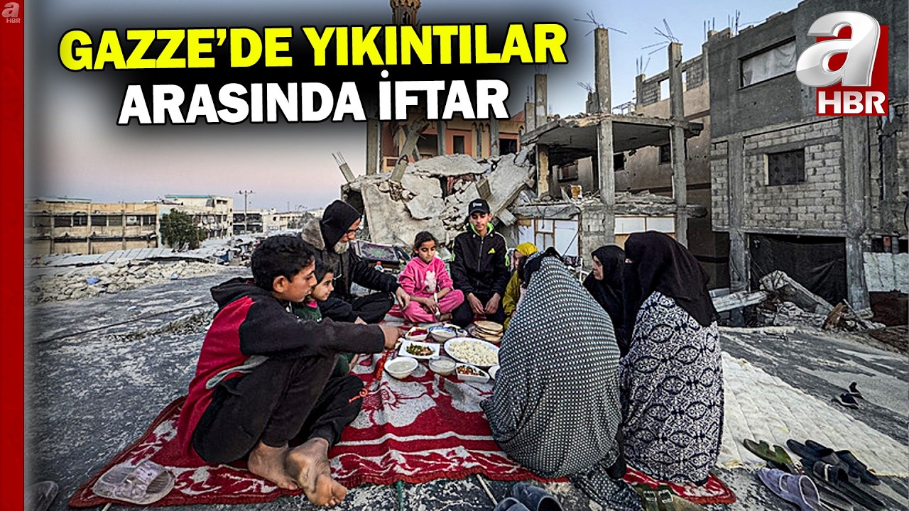 Gazze'de Ramazan: Yıkıntıların arasında iftar | A Haber