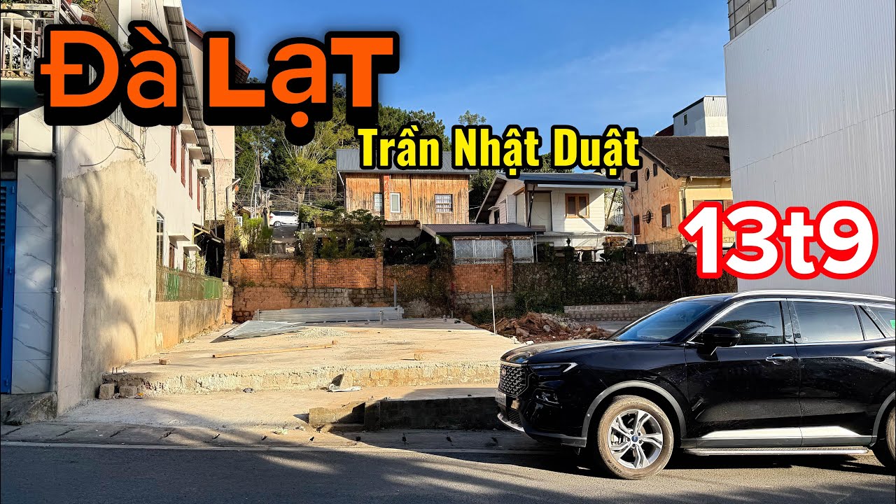 Đất mặt tiền Đà Lạt | Trần Nhật Duật | Chợ Đà Lạt - Hồ Xuân Huơng 1km | Giá bán gấp 13tỷ9 |