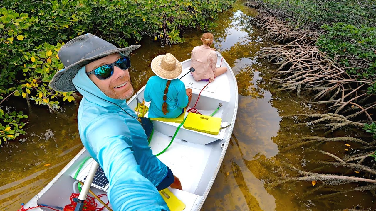 Navigating Great Harbour Cay's Shark Creek In An Aluminum Tinnie | Sailboat Story 267