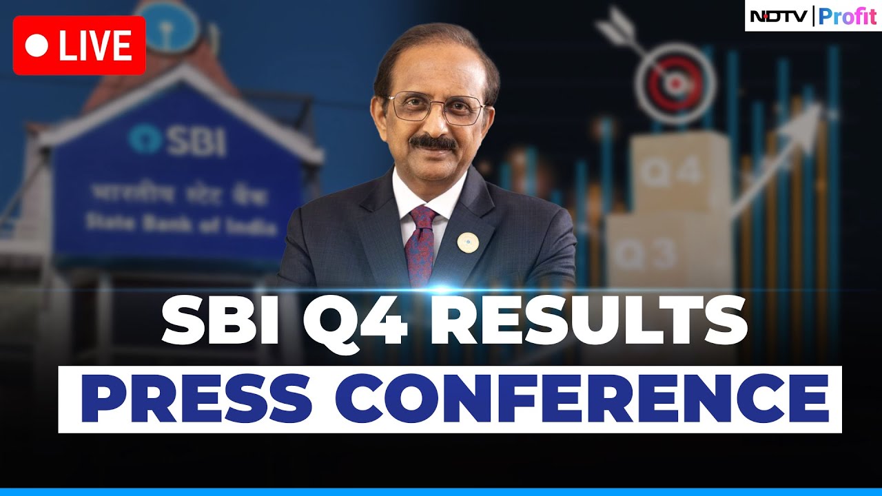 SBI Press Conference LIVE: SBI Q4 Results Management Live