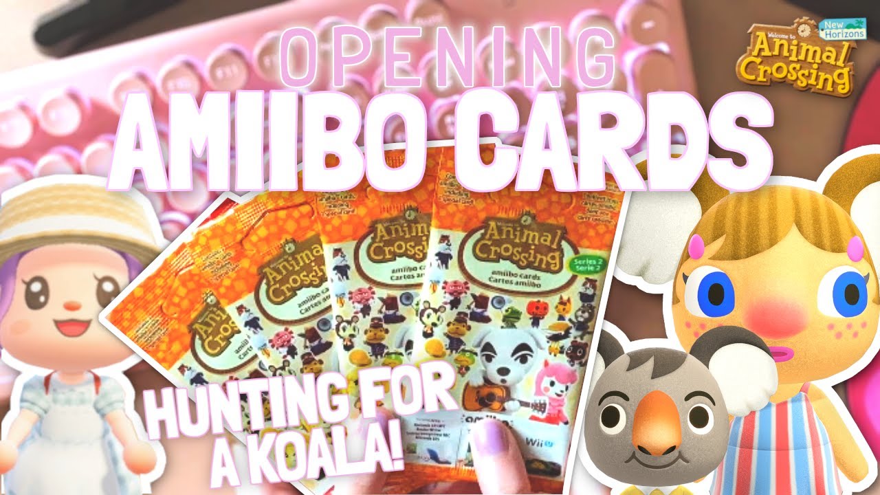 Opening ACNH Amiibo Cards: Hunting for a koala villager 🐨✨ | Animal Crossing: New Horizons