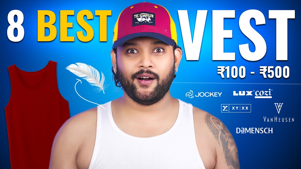 8 Best Vest/Tank Top For Men | XYXX, Jockey, Damensch | Innerwear Haul 2025 | ONE CHANCE