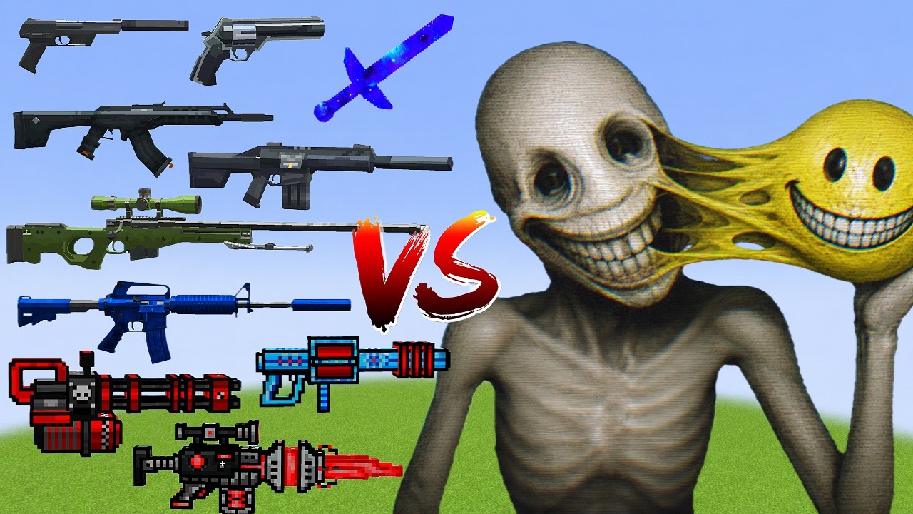 Which Tacz Gun is the strongest against The New VERITY [Horror mod]?