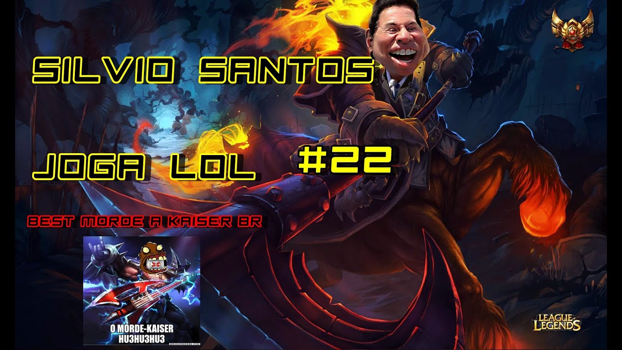 SILVIO SANTOS JOGA LOL #22 | BEST MORDEKAISER BR | HECARIM