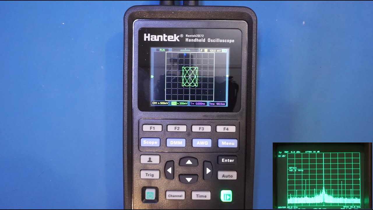 Hantek 2D72 3-in-1 Handheld Oscilloscope/DMM/AWG Review