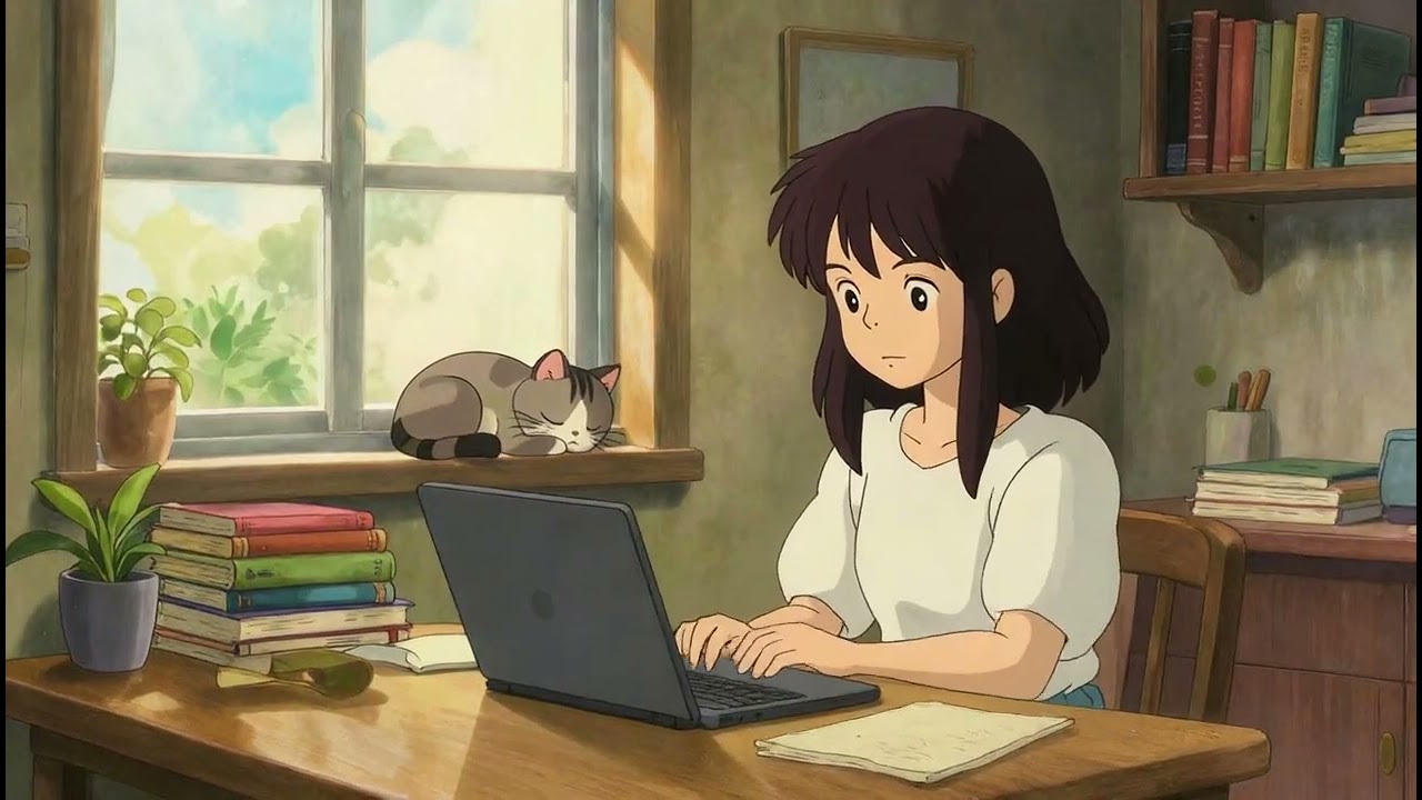 Lullaby Lo-fi Jazzhop 🌙 Relaxing 10 Min Chill Beats for Study & Work