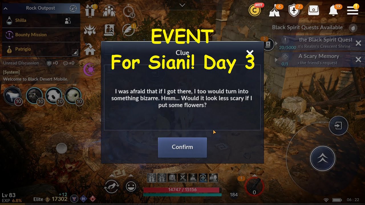 Event For Siani! Day 3 | Black Desert Mobile