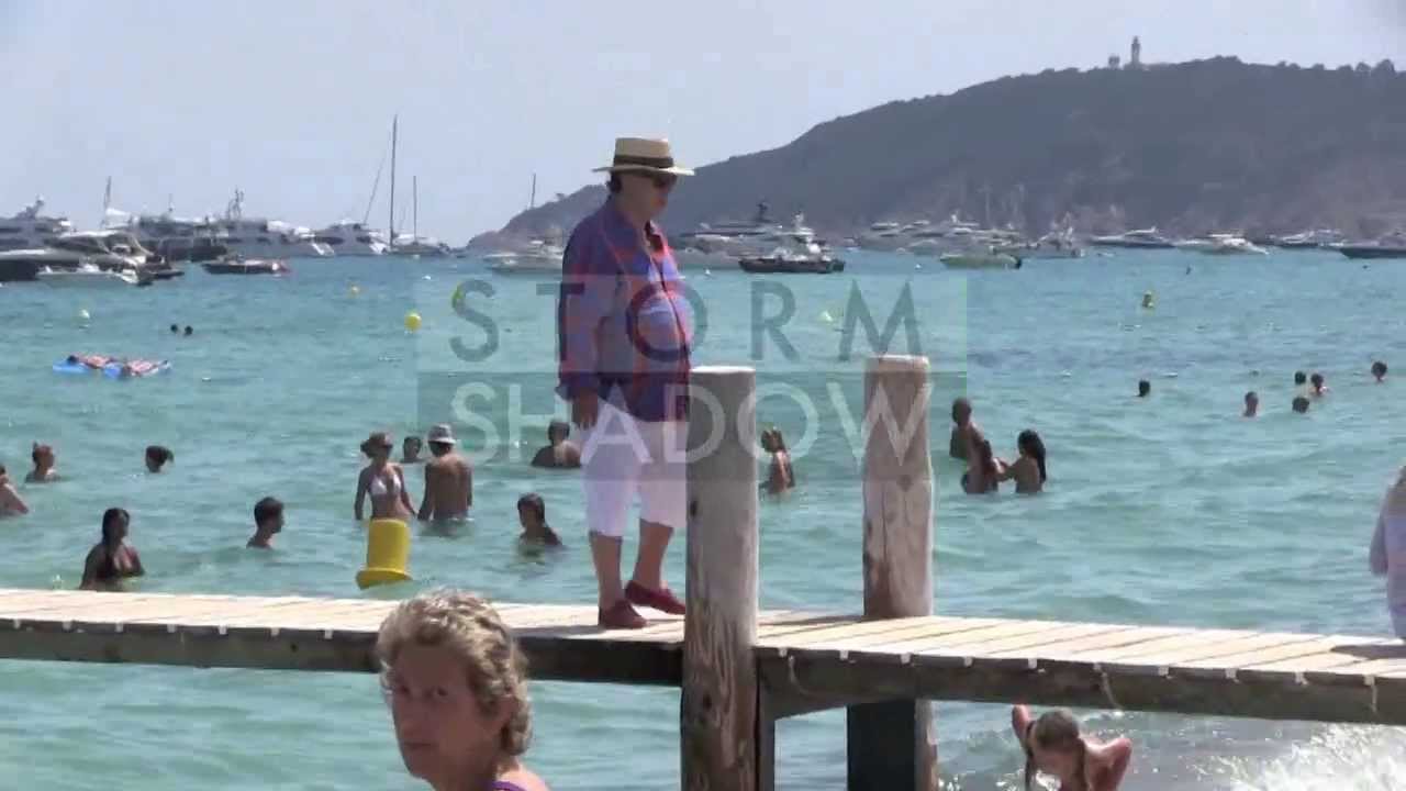 EXCLUSIVE: Paul-Loup Sulitzer arriving at Club 55 in Saint Tropez