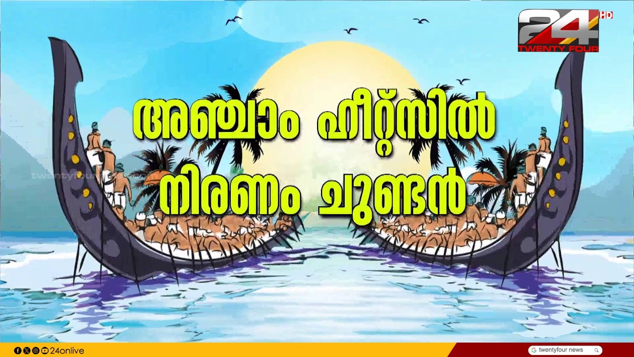സൂപ്പർ ഫാസ്റ്റ് നിരണം... അഞ്ചാം ഹീറ്റ്&zwnj;സ് ആവേശത്തുഴയെറിഞ്ഞ് നിരണം ചുണ്ടൻ ഒന്നാമത് | Niranam Chundan