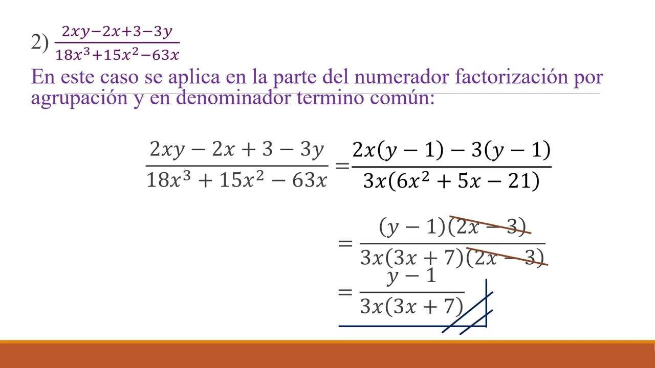 Fracciones algebraicas