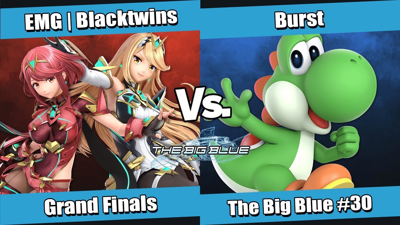 The Big Blue #30 Grand Finals - EMG | Blacktwins (Aegis, Roy) vs Burst (Yoshi, Inkling)