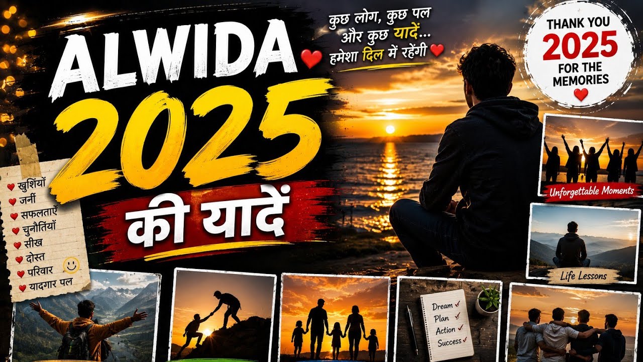 अलविदा 2025 : 365 दिन :  मेरी 2025 की पूरी कहानी#minivlog #viral #vlog #vlogs #vlogger  #trending 