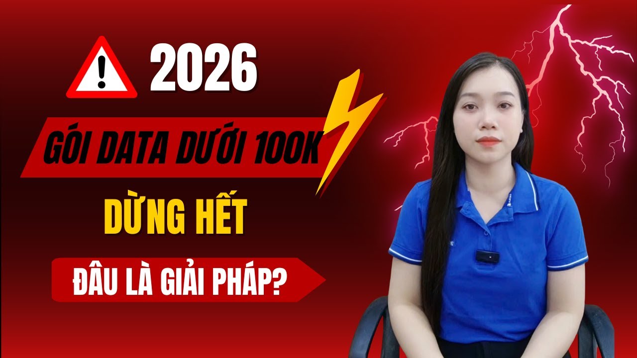Từ 2026 nhiều gói cước Data dưới 90k ngừng hẳn. Đây là cách dùng data ổn định cả năm