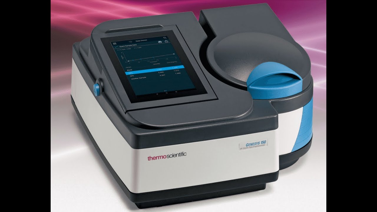 Capacitación Inicial de Espectrofotómetro UV-VIS modelo GENESYS 150 - marca Thermo Scientific