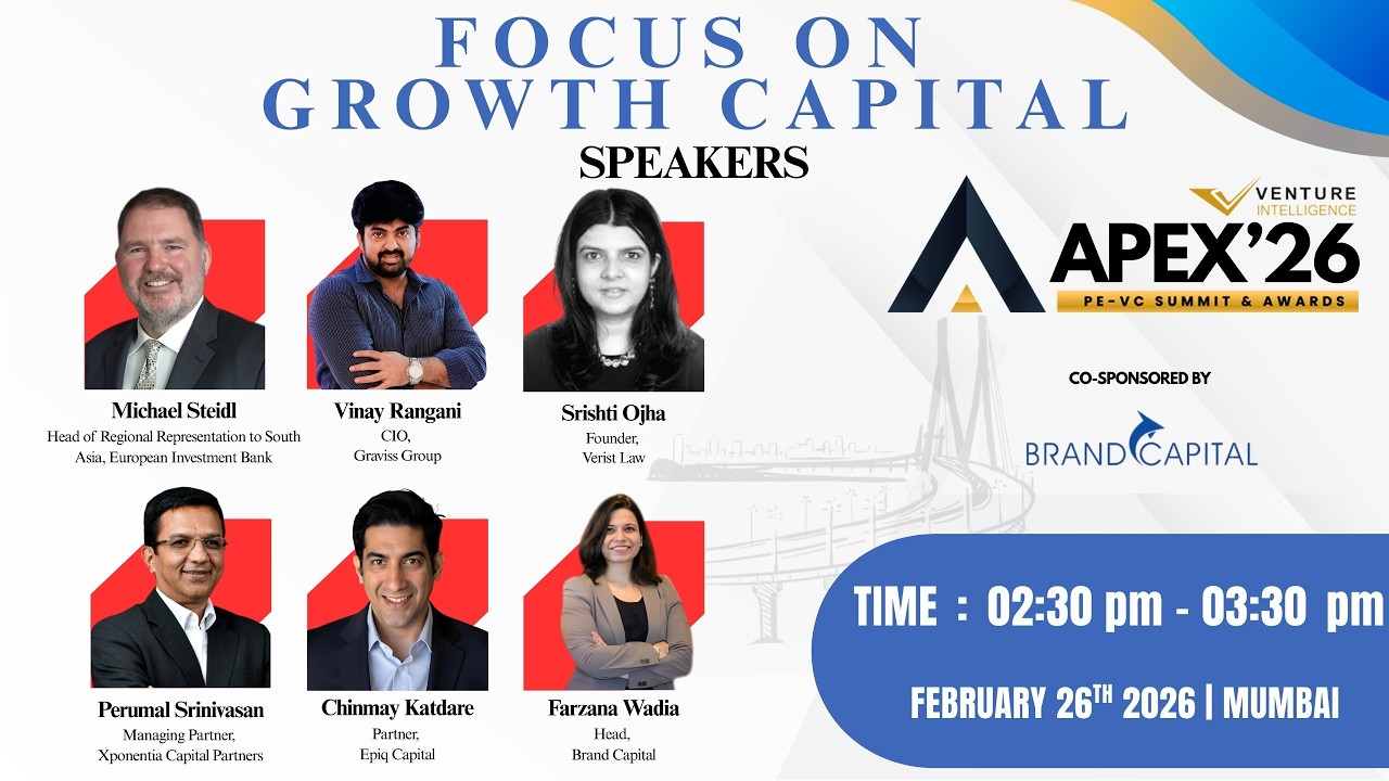 APEX'26 PE-VC Summit & Awards - Focus on Growth Capital