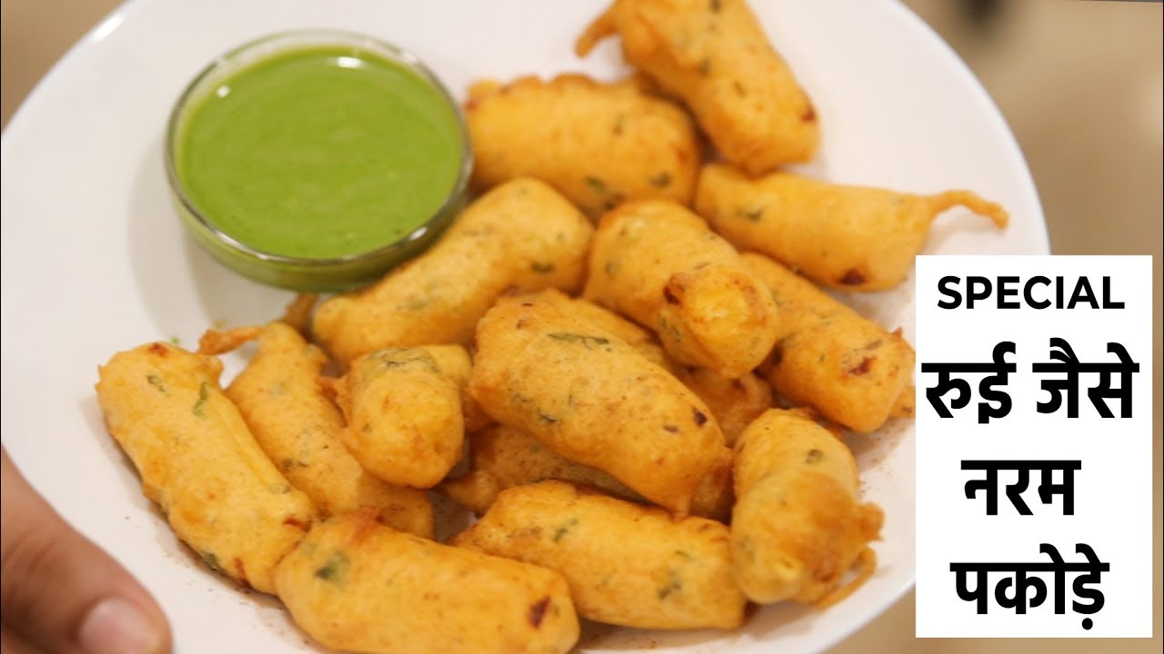 रुई जैसे सॉफ्ट पनीर पकोड़े और चटनी - secret soft paneer pakora recipe - cookingshooking hindi