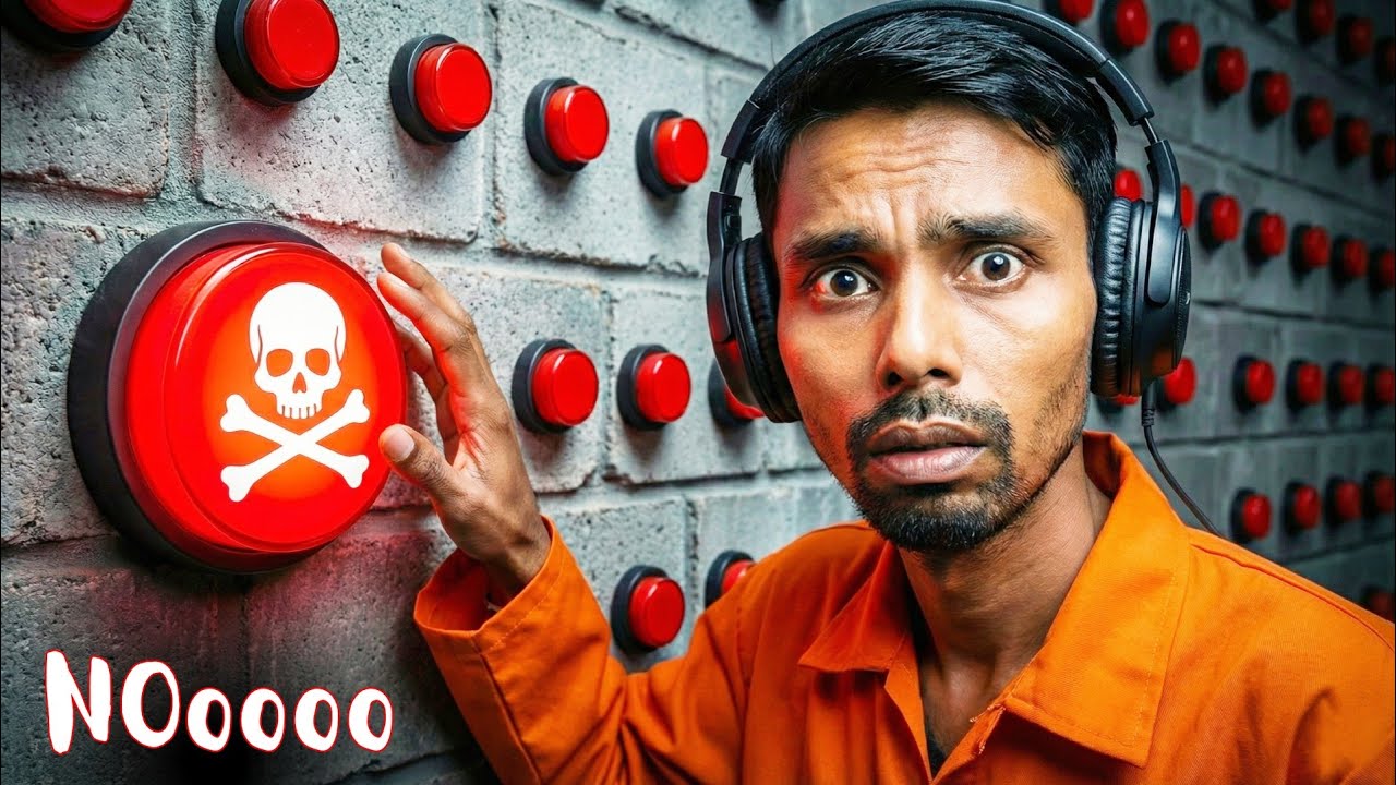 DO NOT Press This Button! 🔴 Maine GALAT Button Daba Diya Button Prison Gameplay Hindi