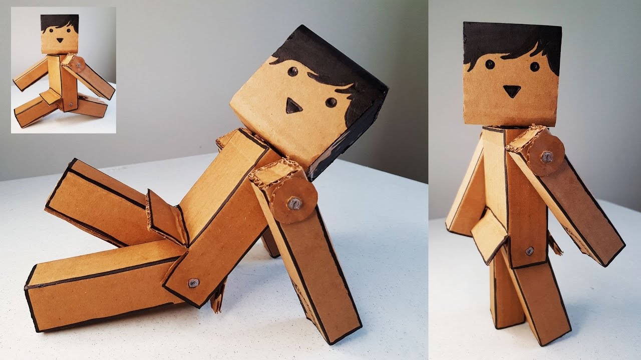 MUÑECO DE CARTON DANBO EXPRESS!!! COMO HACERLO FACIL Y RAPIDO
