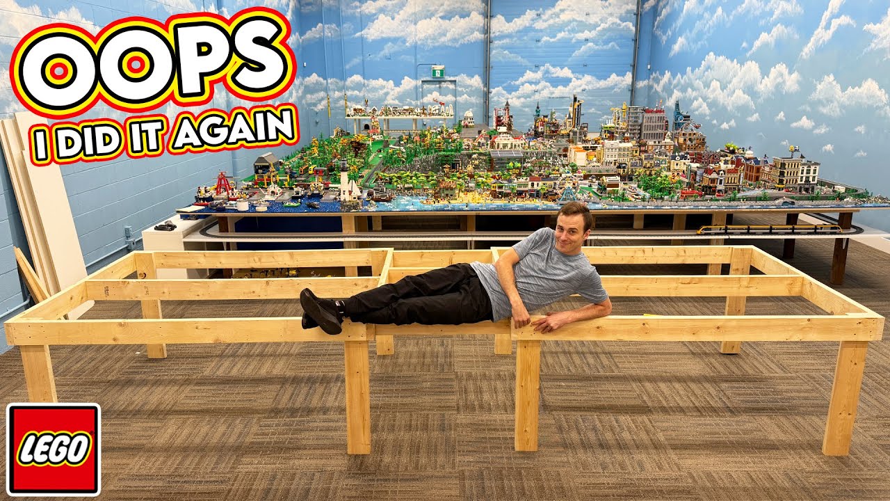 New LEGO City Table... this is a Game Changer!