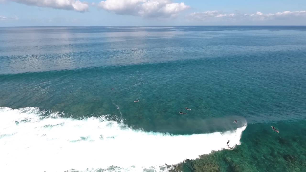 Surf Saint Leu / Ile de la R&eacute;union #gotoreunion : La gauche de Saint Leu, vue du ciel - 27/09/2016