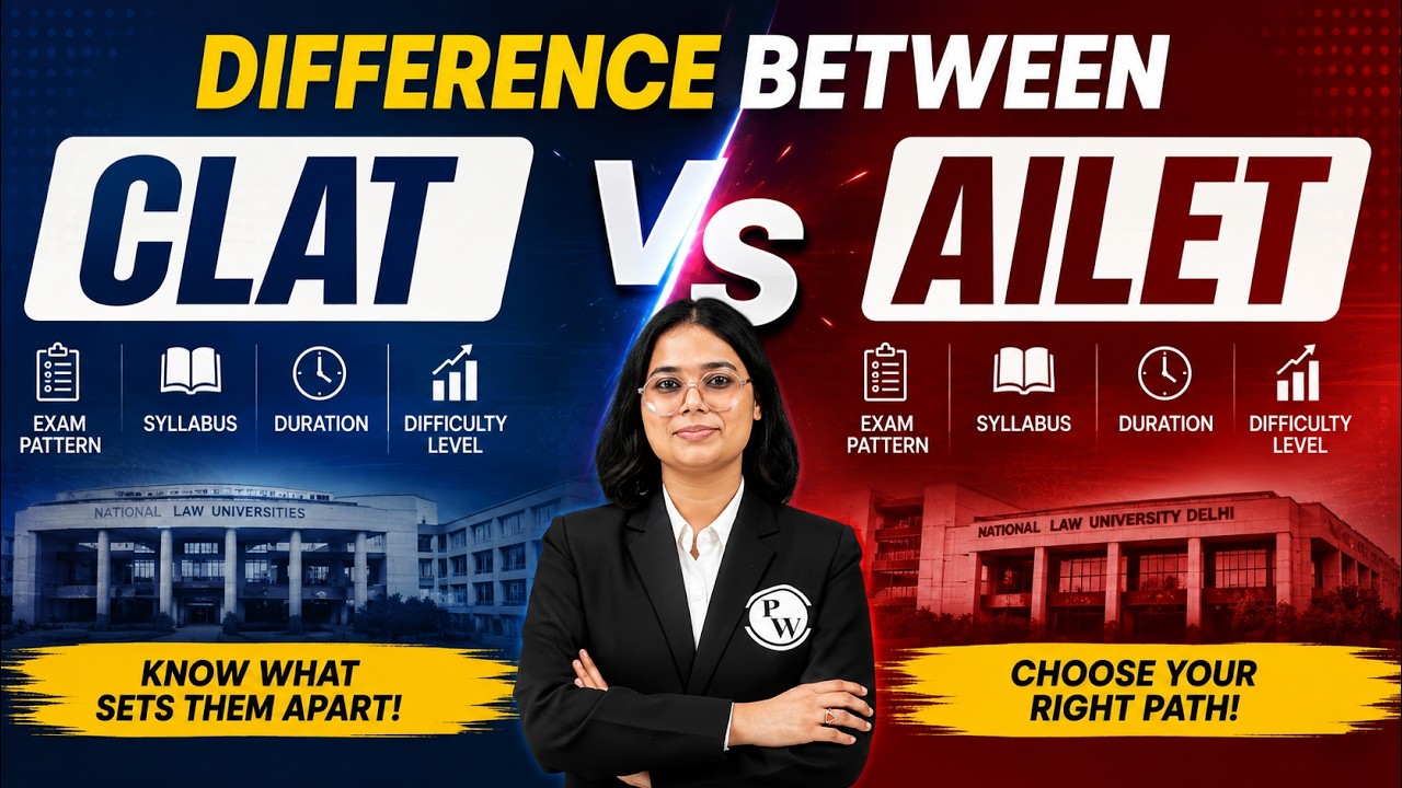 AILET vs CLAT 2027 | 5 Major Differences, Exam Pattern, Competition & Preparation Strategy