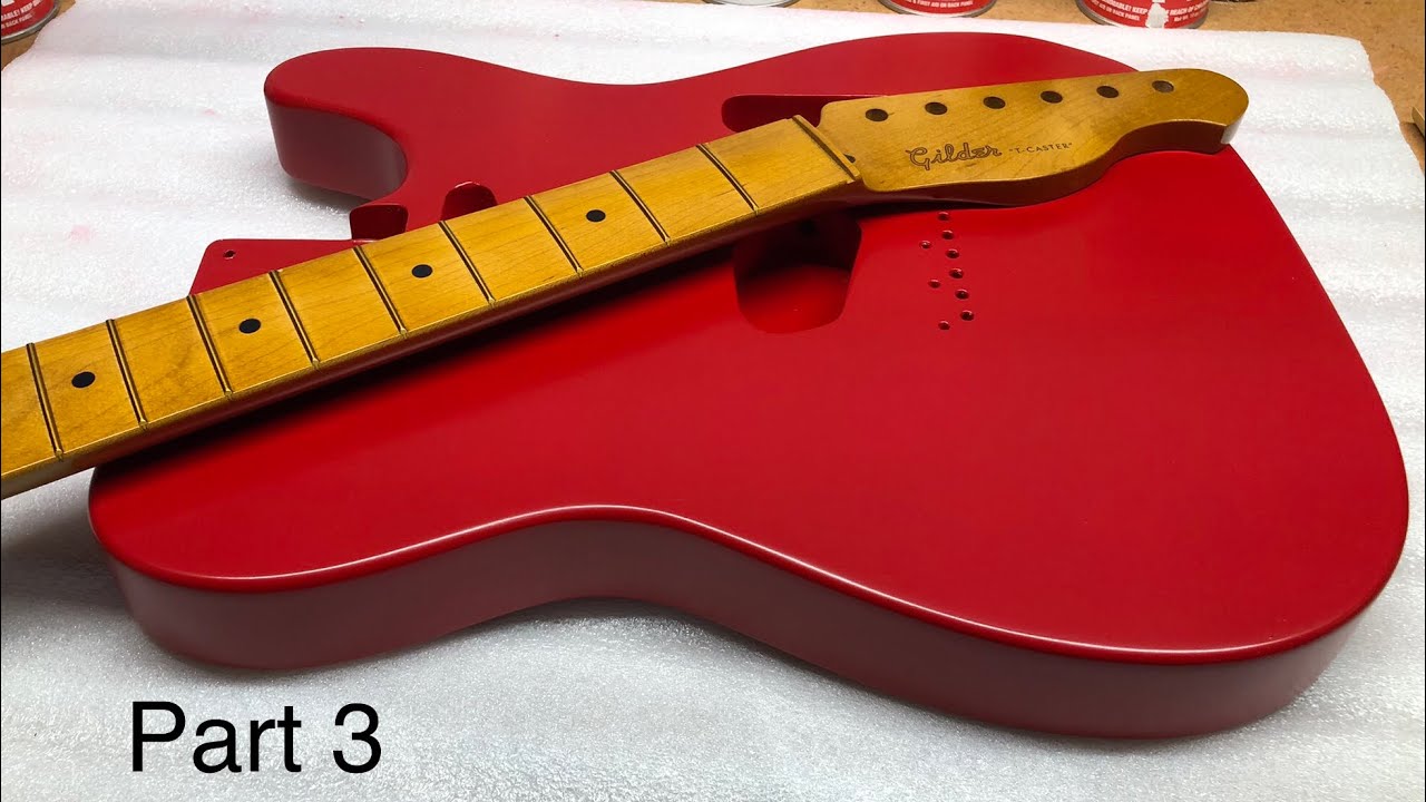 STEWMAC Wilkinson Telecaster Kit Aerosol Finish Part 3
