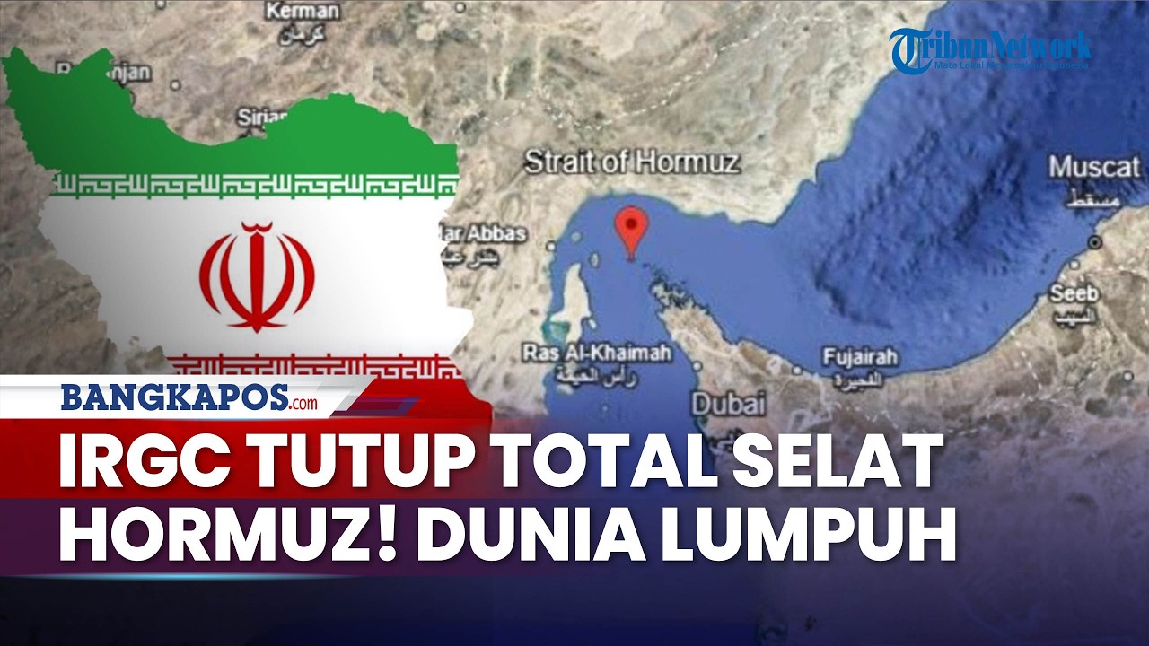 IRGC Tutup Total Selat Hormuz, Kapal-kapal AS Mundur Takut Diserang, Iran Serang Balik Jalur Laut!