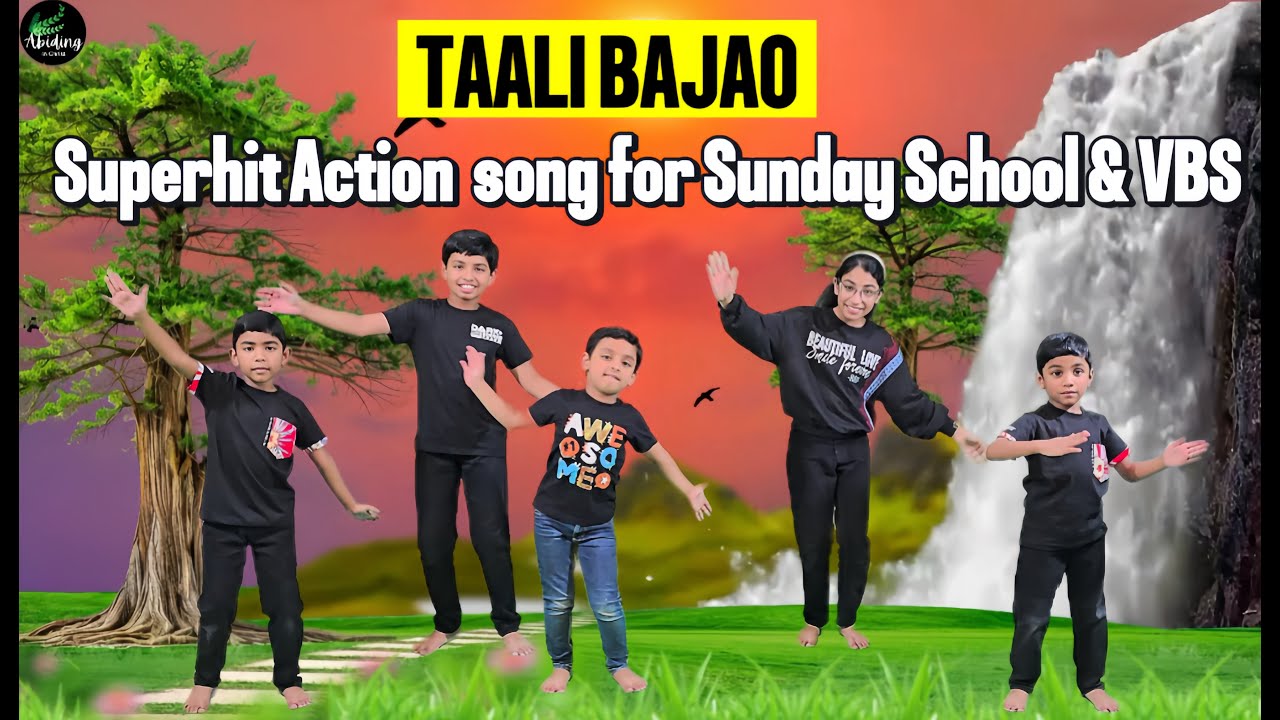 Thali Bajao | താലി ബജാവോ | Excel VBS Hindi Song 2023 | (Christian Hindi Action Song for Kids)