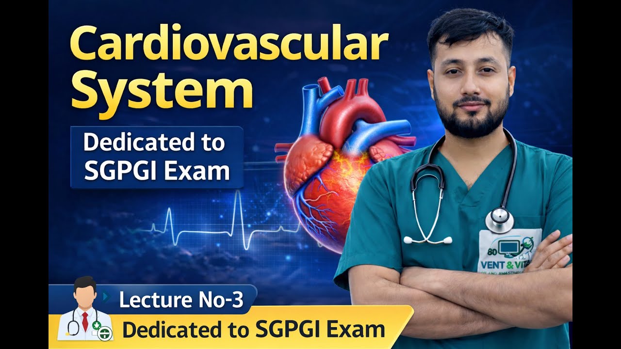 HEART-  CARDIOVASCULAR SYSTEM | हृदय एवं रक्त परिसंचरण तंत्र-Complete Lecture in Hindi & English