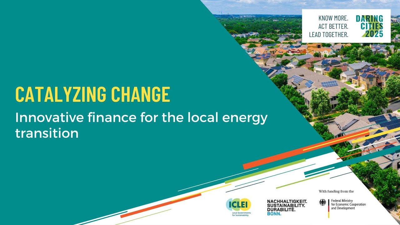 Catalyzing change: Innovative finance for the local energy transition