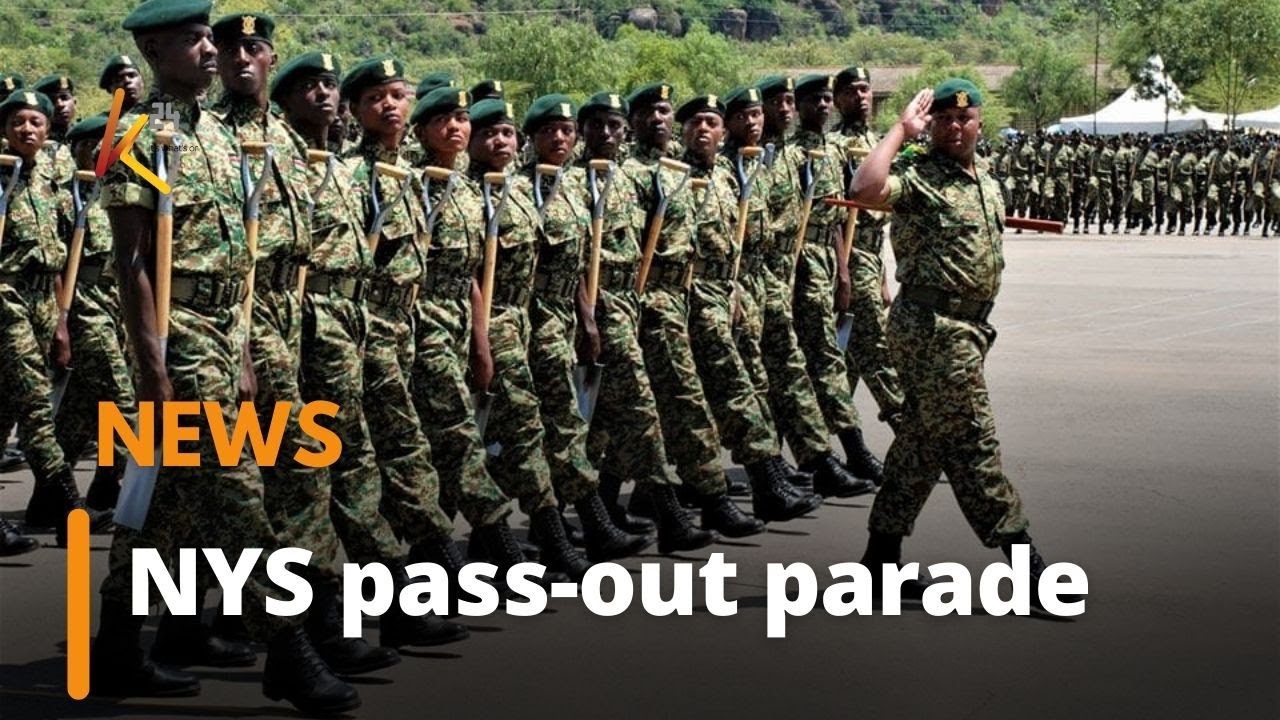 President Uhuru Kenyatta presides the NYS pass-out parade